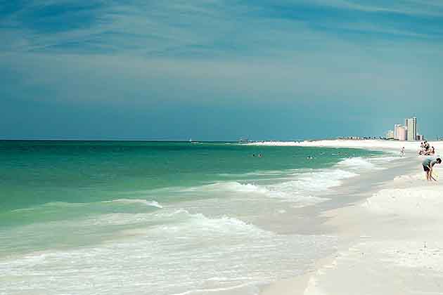 A White, Sandy Coastline