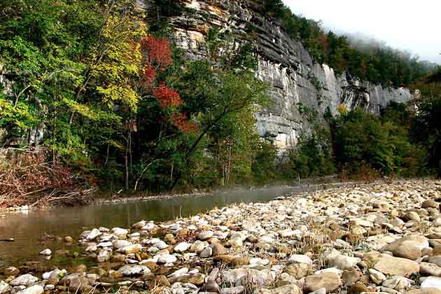 A Rocky River Overlook