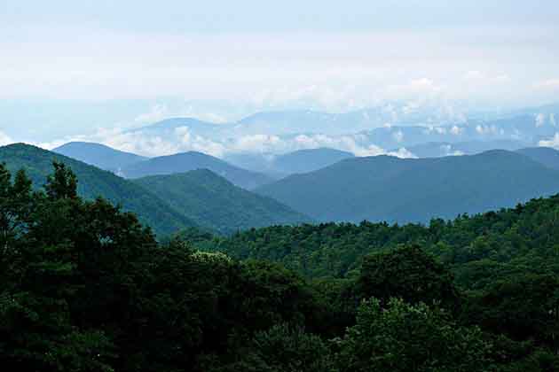 Hazy Blue Horizon