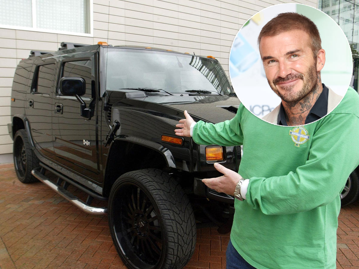 David Beckham's Custom H2 Hummer