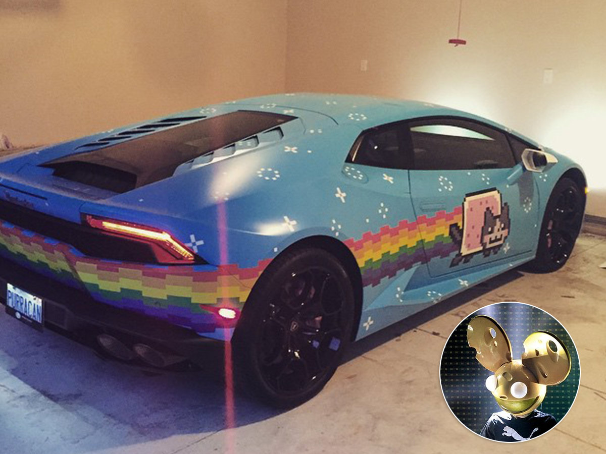 Deadmau5's Nyan Cat Ferrari 458 Spider