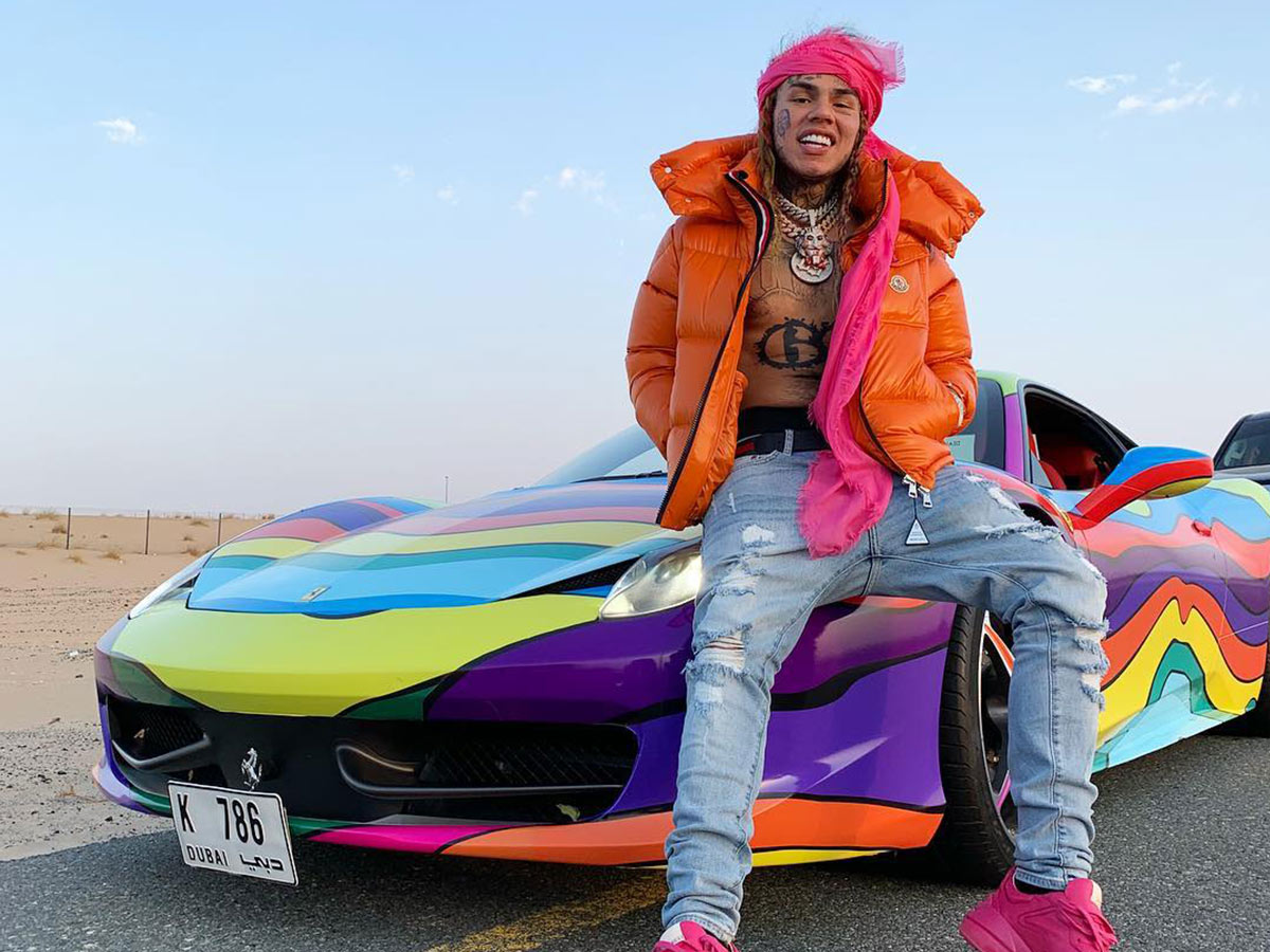 6ix9ine's Lamborghini Aventador