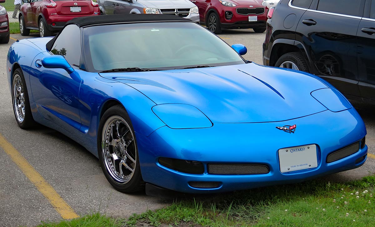 (Blue) Chevrolet Corvette