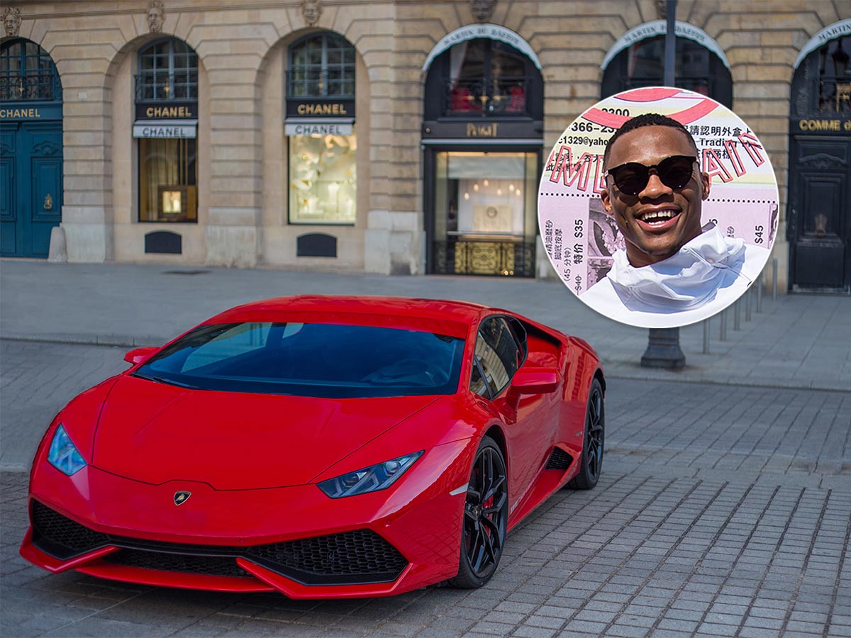 Russell Westbrook and His Lamborghini Huracán