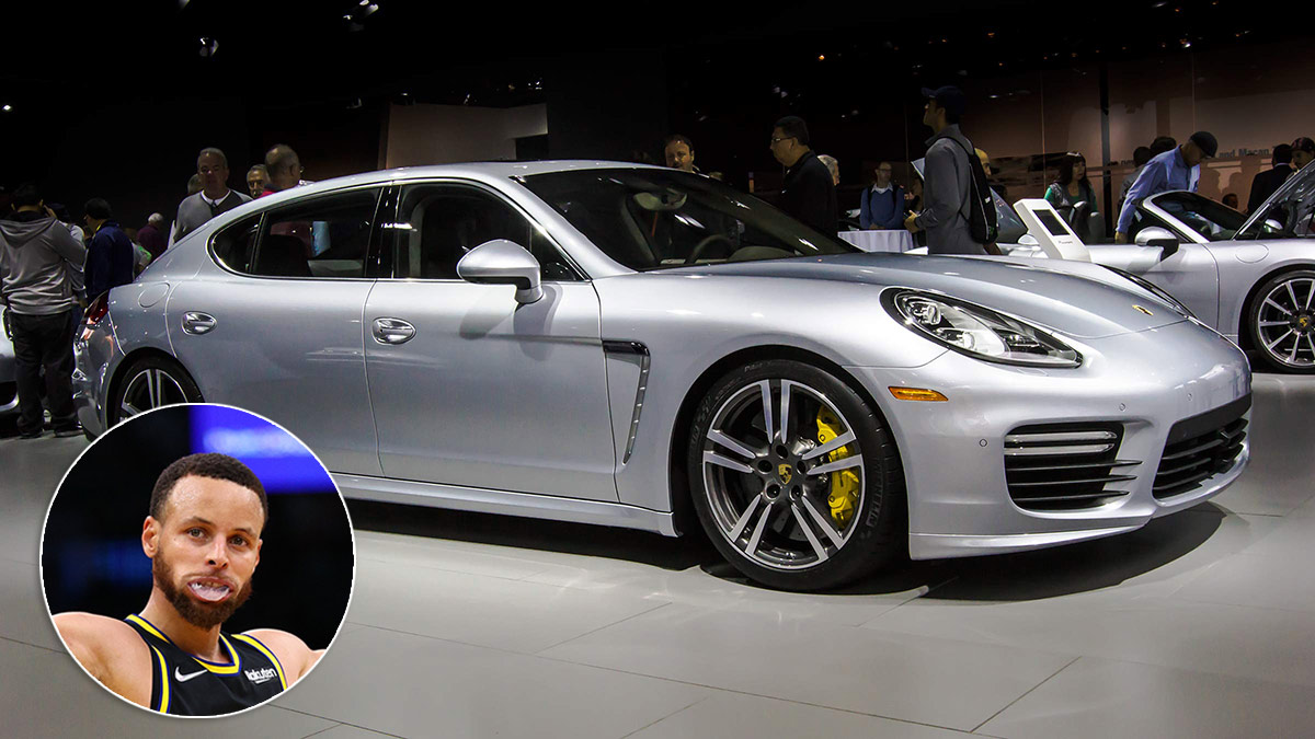 Stephen Curry and His Porsche Panamera Turbo S