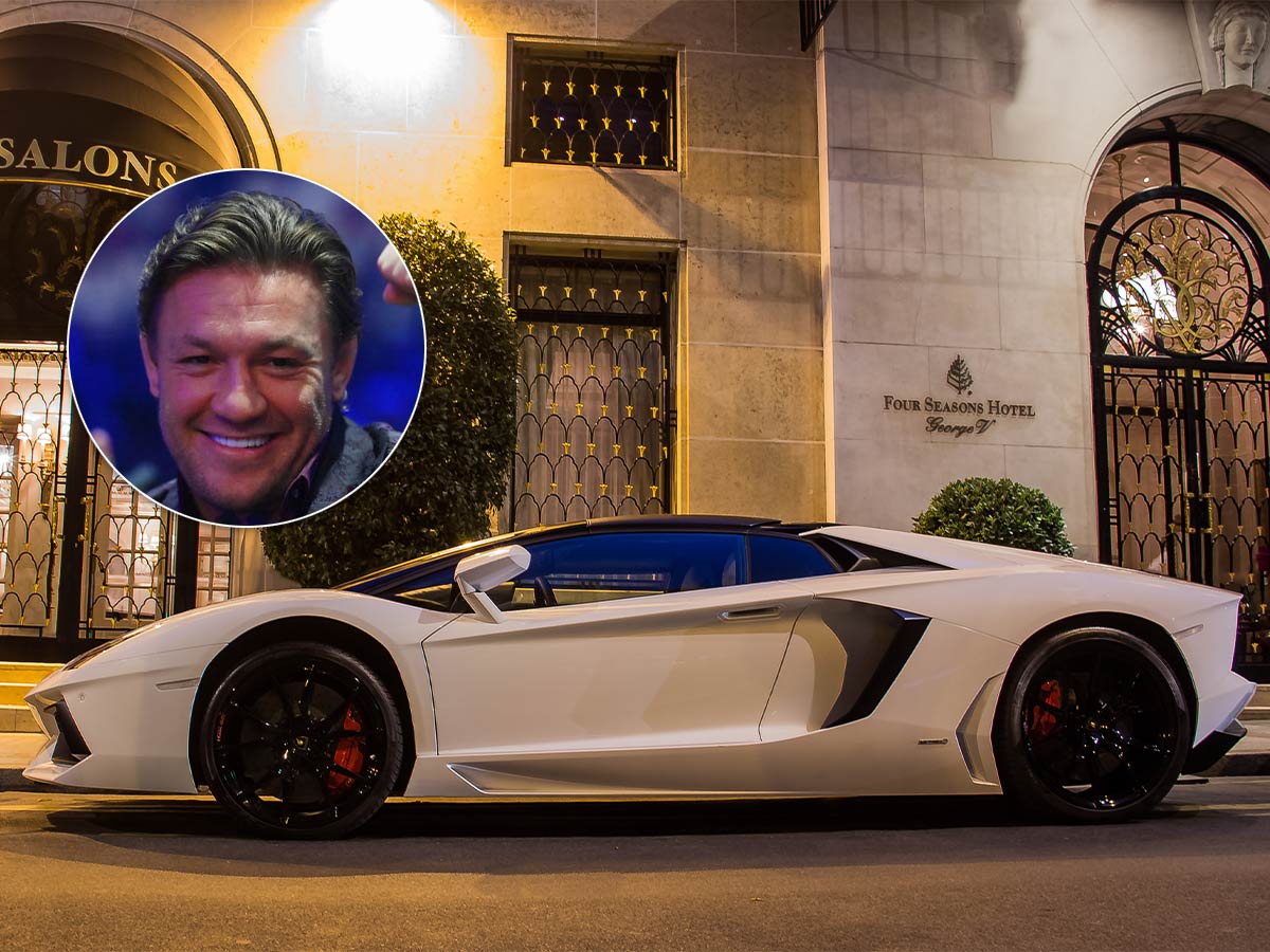 Conor McGregor and His Lamborghini Aventador Roadster