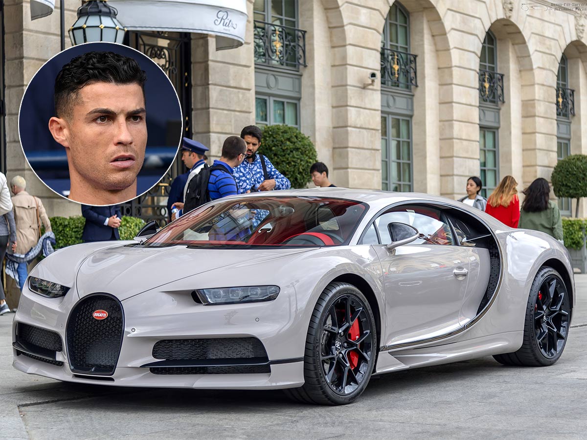 Cristiano Ronaldo and His Bugatti Chiron