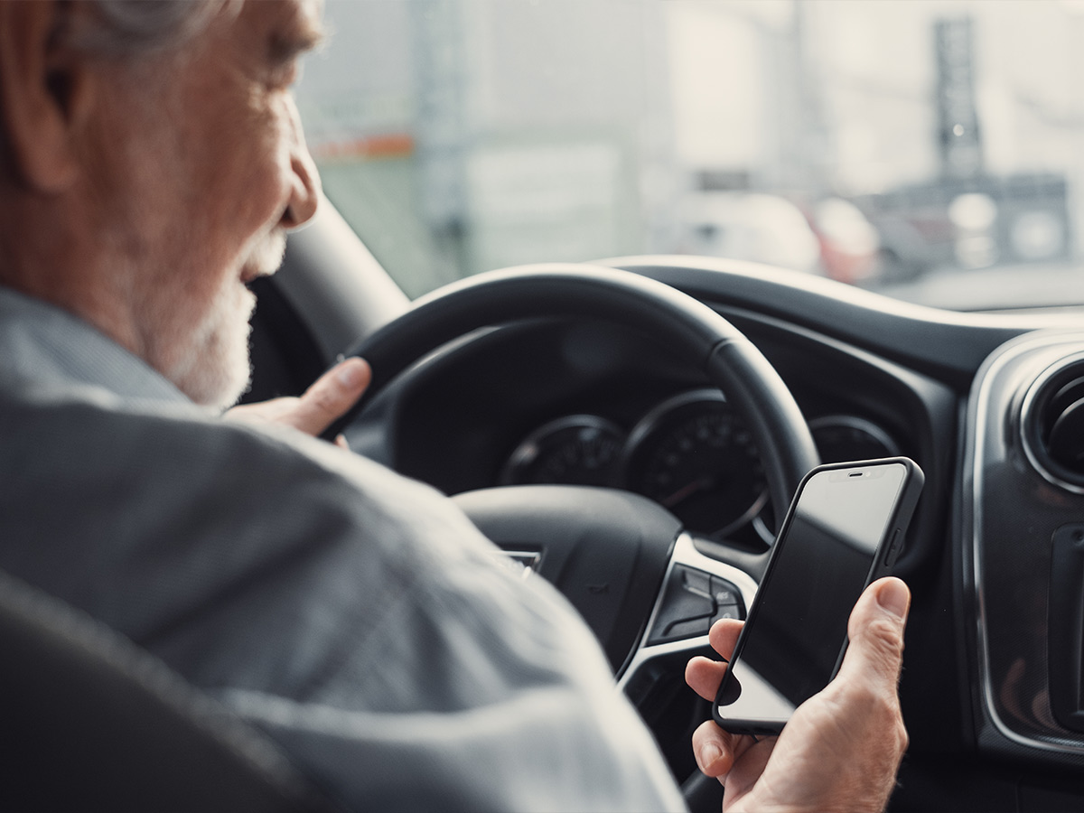 Texting or Using a Smartphone