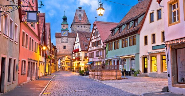 Rothenburg ob der Tauber, Germany Streets