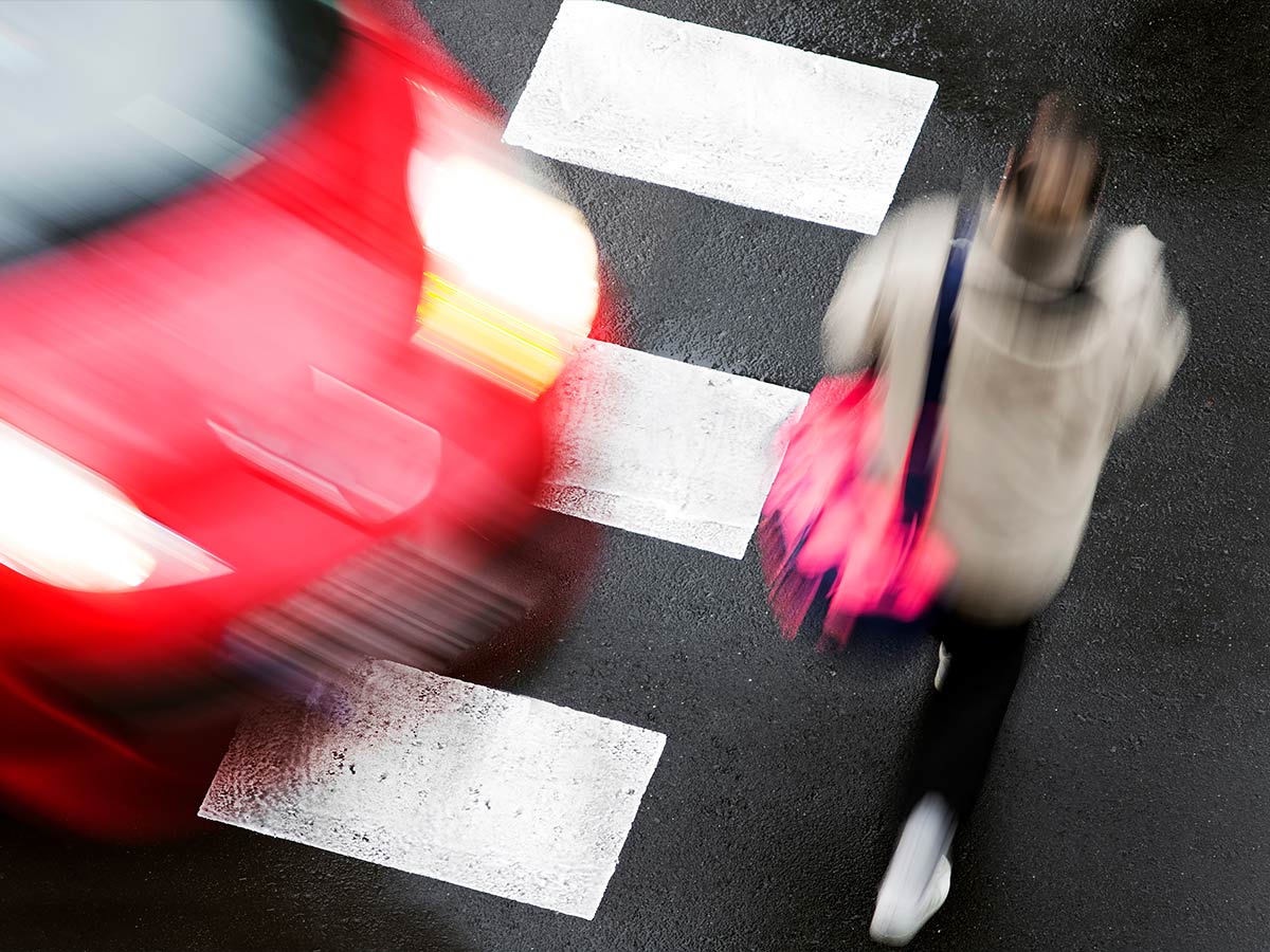 Failure to Stop for Pedestrians