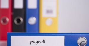 A blue binder makes payroll seem like a breeze