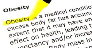 a dictionary entry providing an overview of obesity