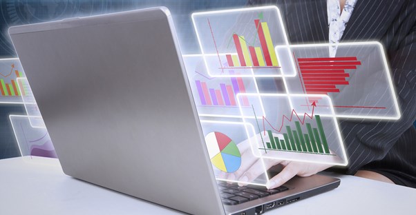 Computer containing business accounting software