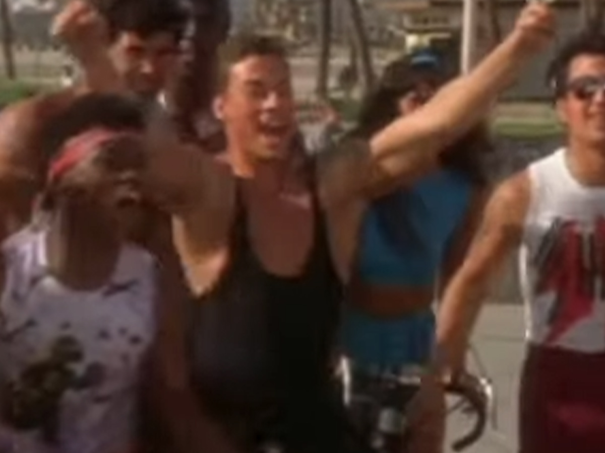 Jean Claude Van Damme: Enthusiastic Spectator in Breakin'