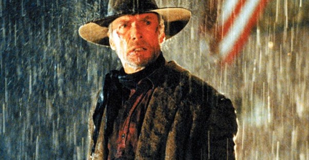 clint eastwood in the rain in unforgiven