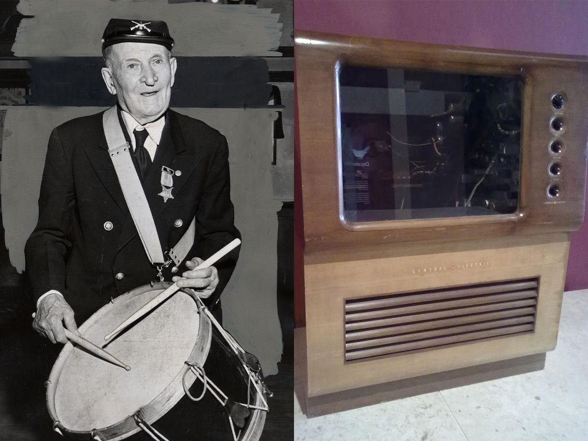 Civil War Veteran And Color TV