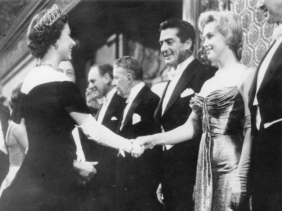 Queen Elizabeth II And Marilyn Monroe