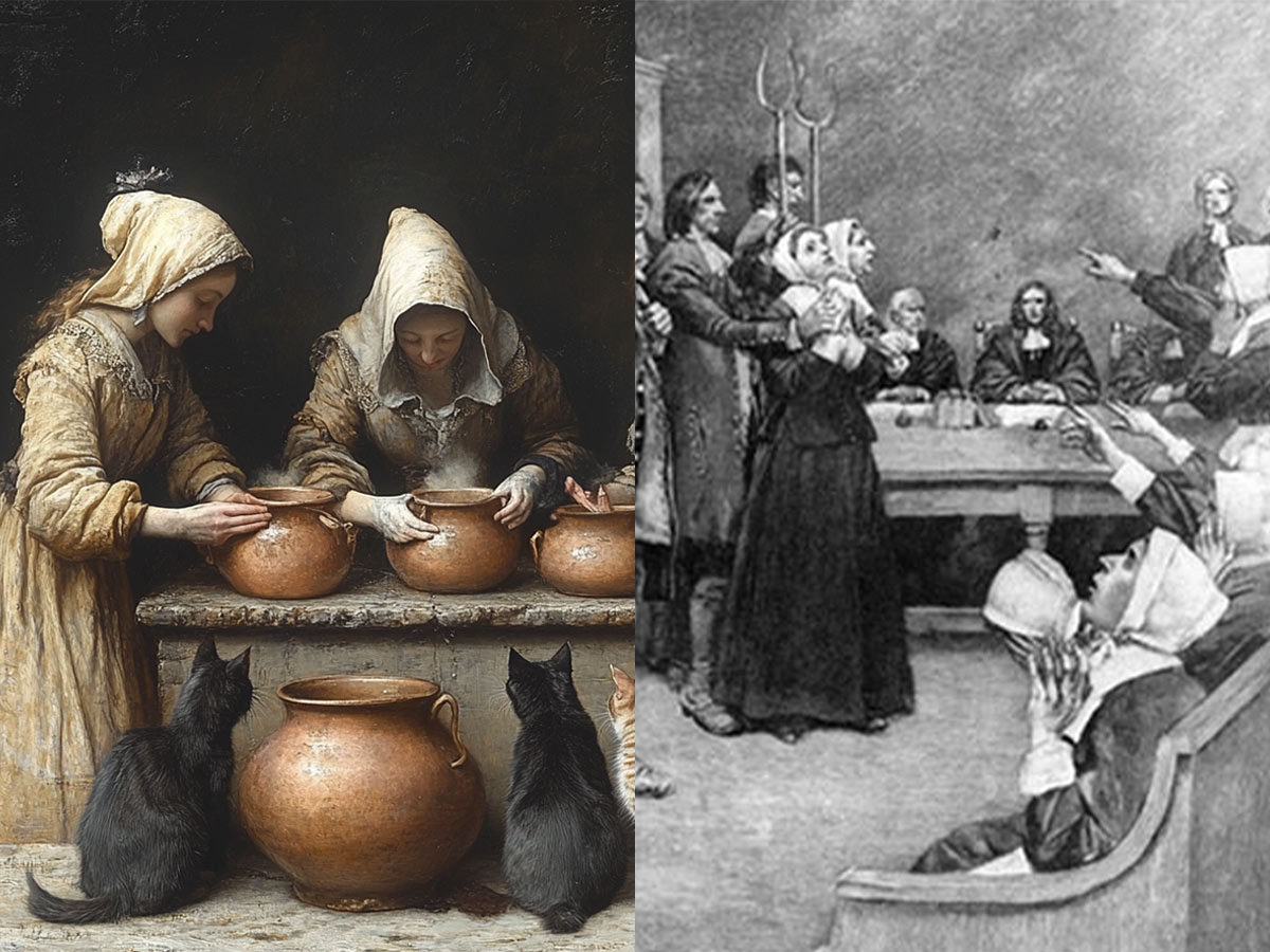 Medieval Brewsters Into "Witches"