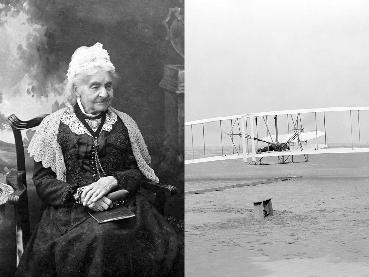 Last Born In 1700s And Wright Brothers' First Flight