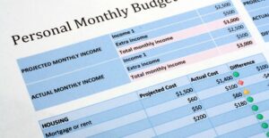 Personal finance software report of money