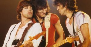 the rolling stones performing onstage