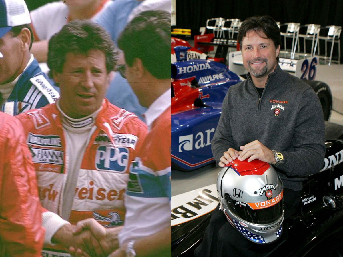 Mario and Michael Andretti