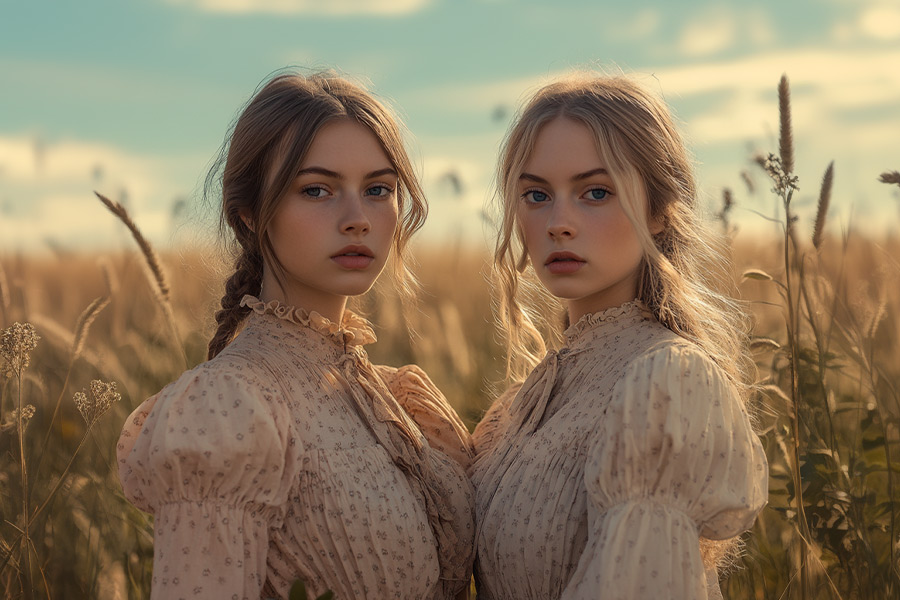 Laura & Mary Ingalls
