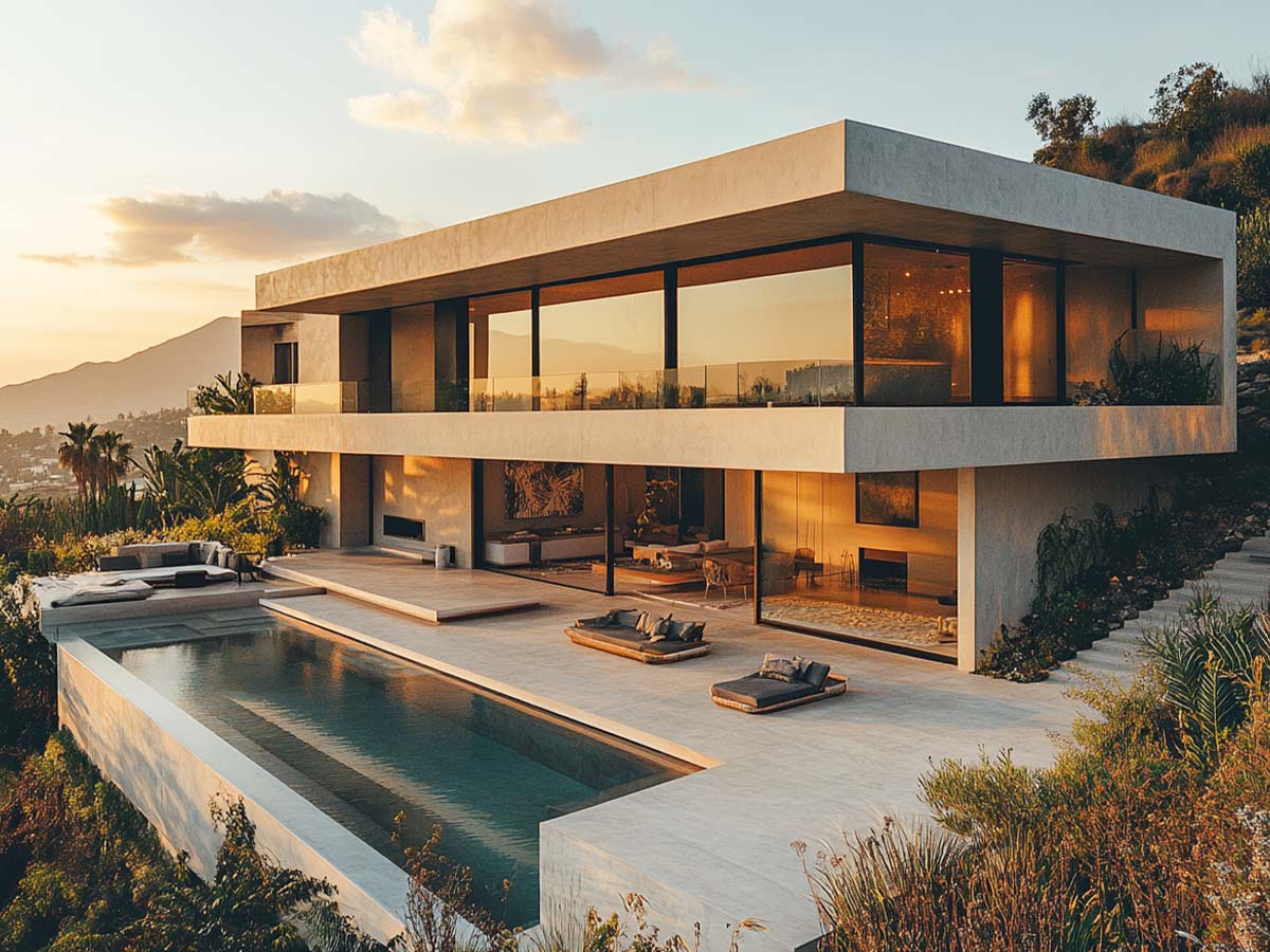 Modern Villa in Bel Air, California
