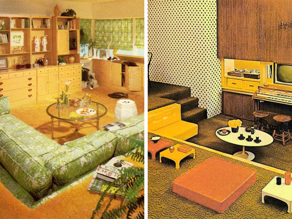 1978: Sunken Living Rooms
