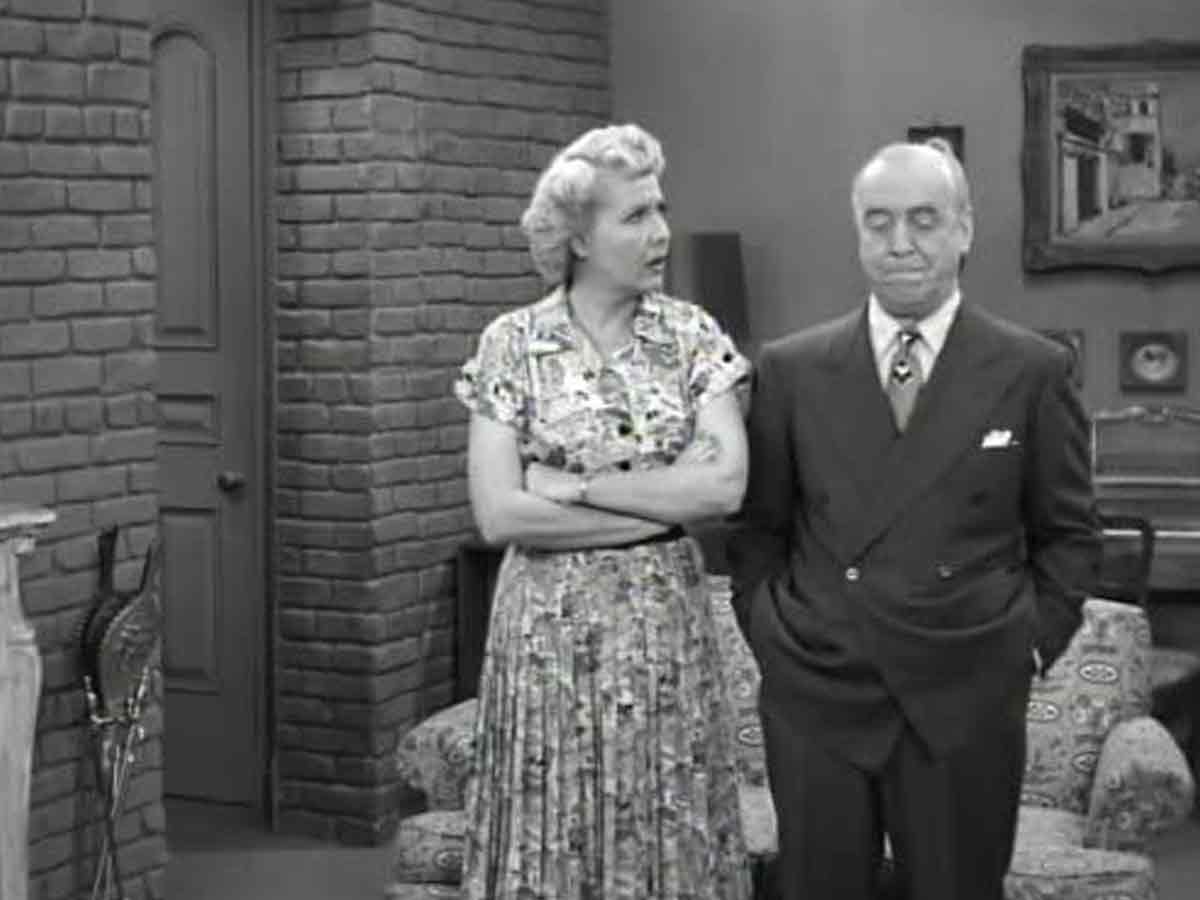 William Frawley (Fred) and Vivian Vance (Ethel) had a feud during filming “I Love Lucy”