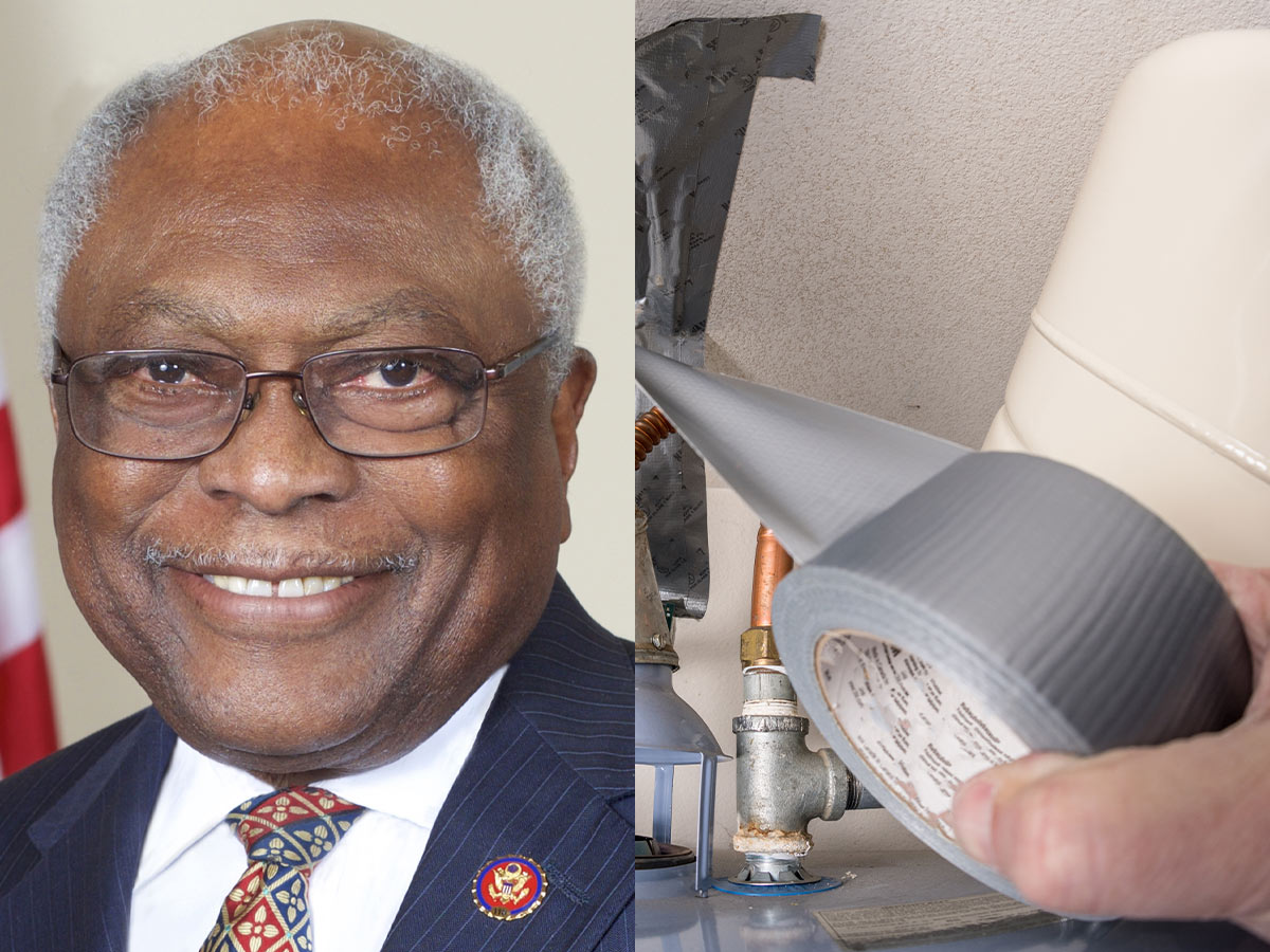 James E. Clyburn (85) vs. Duct Tape (81)