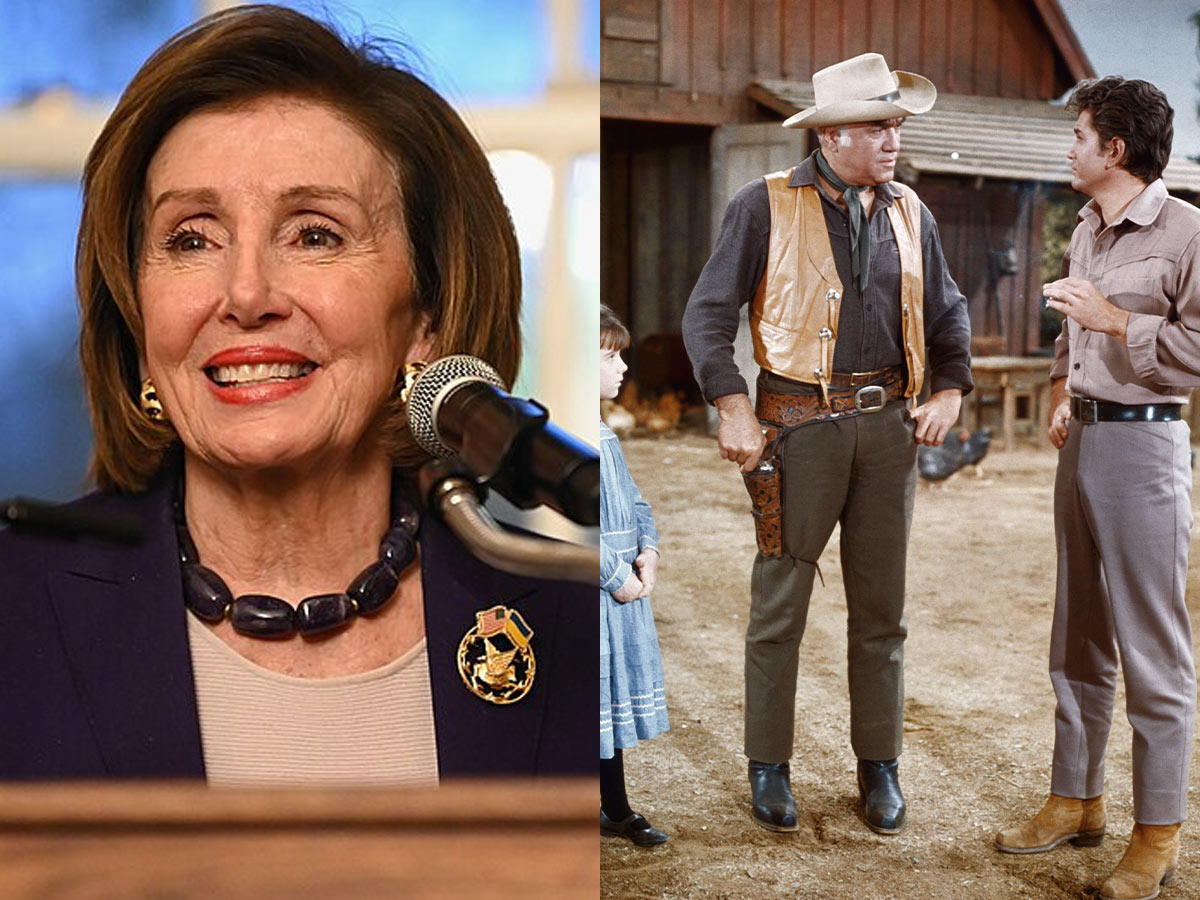 Nancy Pelosi (86) vs. 'Bonanza' (65)