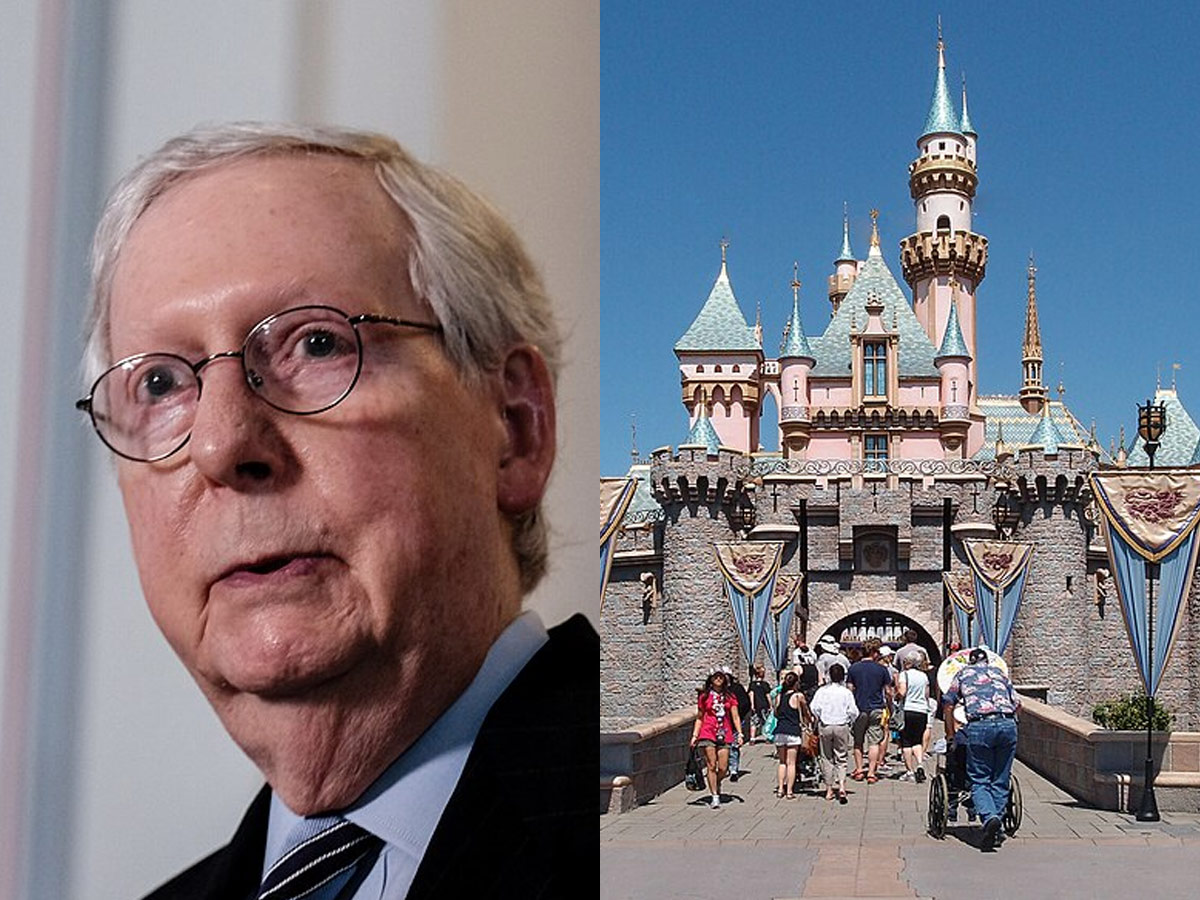 Mitch McConnell (84) vs. Disney Land (69)