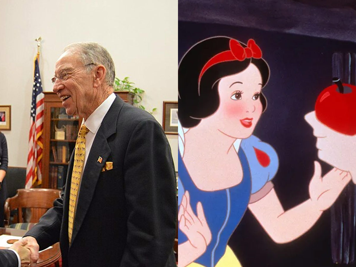 Charles 'Chuck' Grassley (92) vs. Snow White (89)