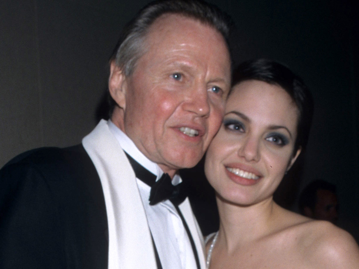 Angelina Jolie and John Voight