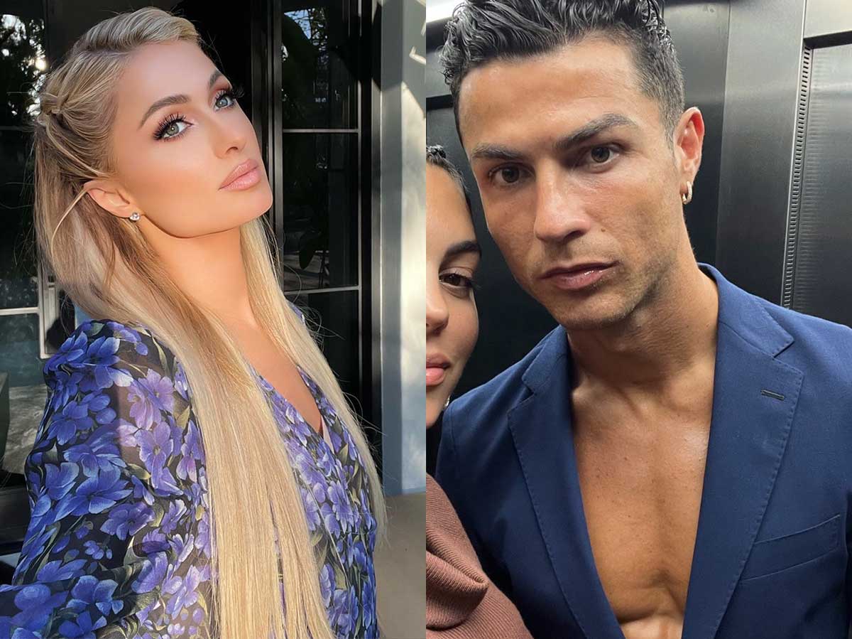 Cristiano Rolando and Paris Hilton
