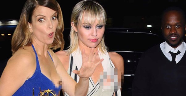 Celebrity wardrobe malfunction