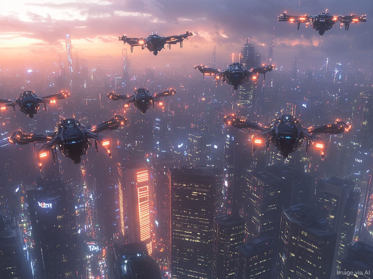 Biomimetic Swarm Drones