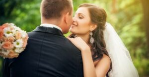 a couple who relieved their wedding stress