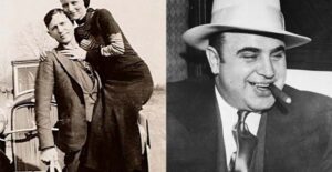 bonnie and clyde al capone notorious gangsters
