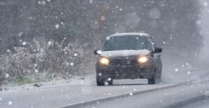 wintry weather driving