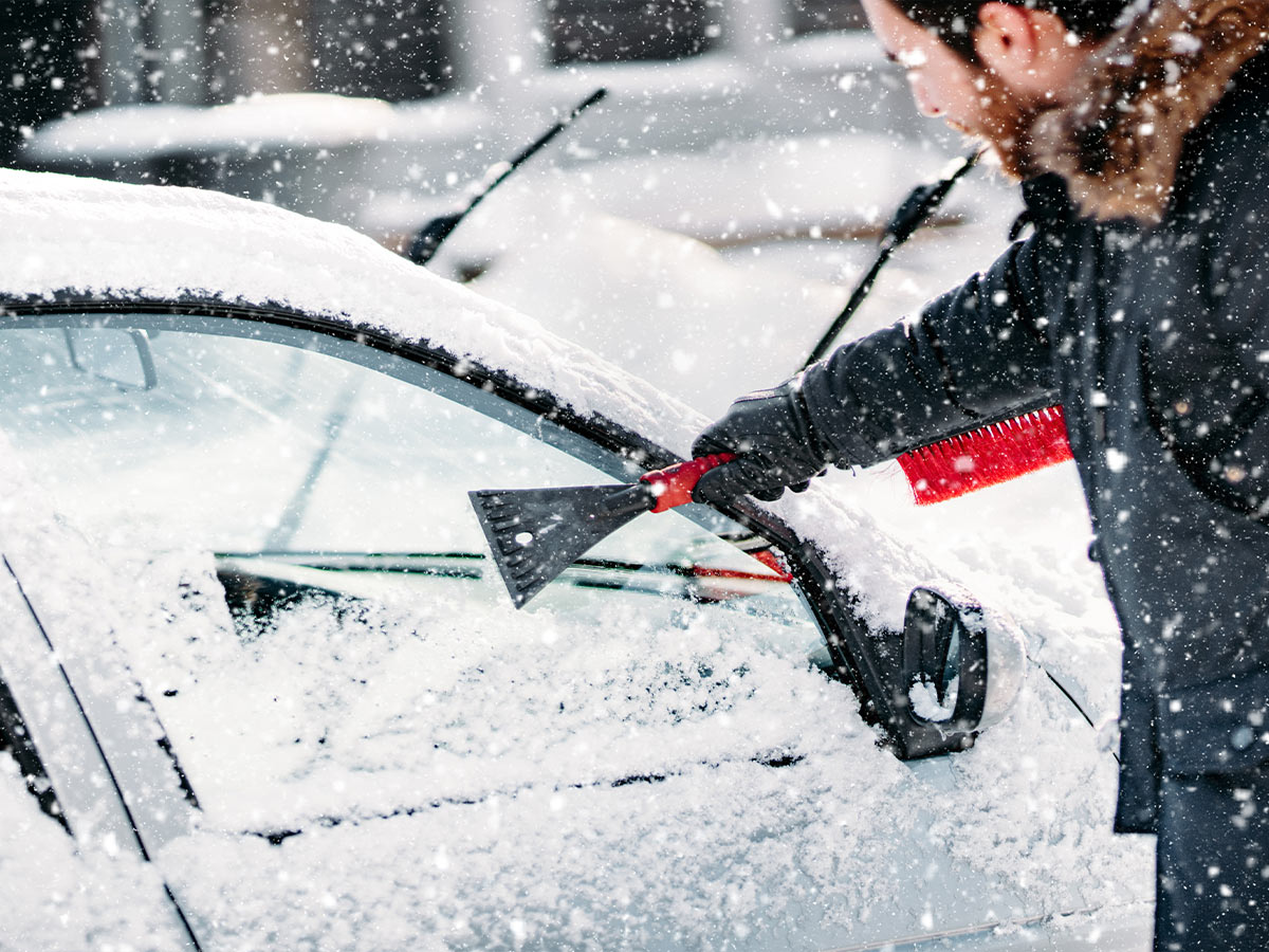 2. Clear All Snow and Ice from Your Car