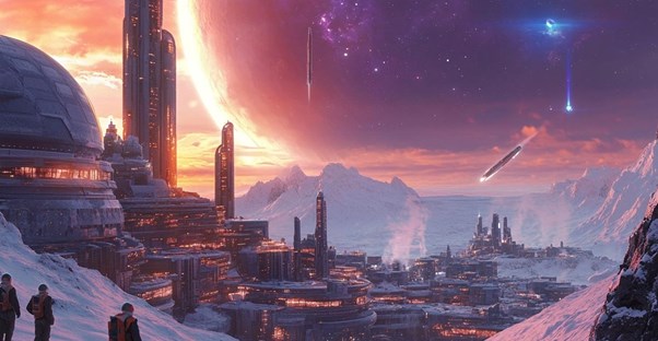 A.I. predicts what cities on different planets would look like