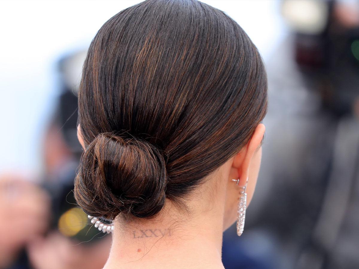 Slick-Back Low Bun