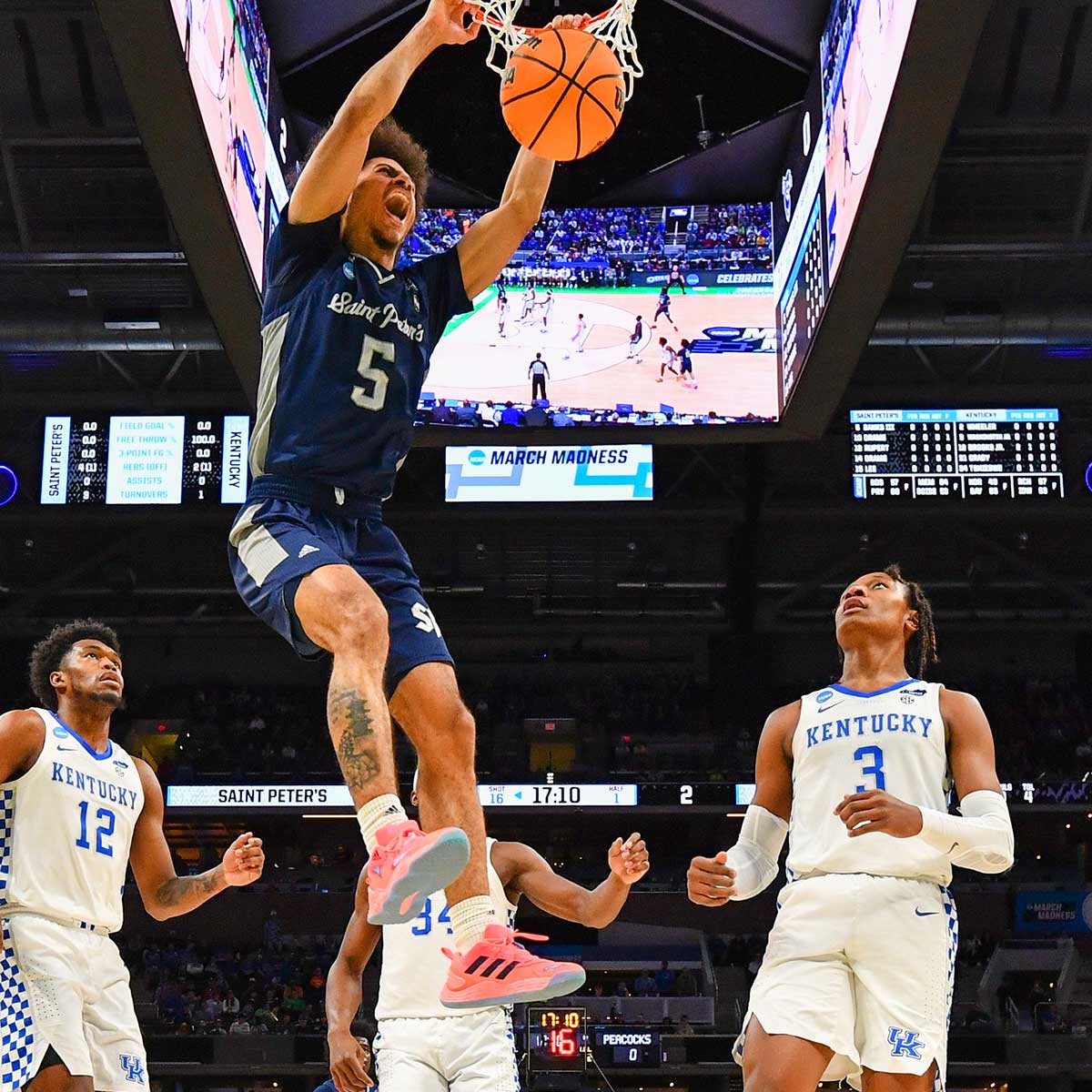 2. St. Peter’s 85, Kentucky 79 – 2022 First Round