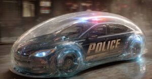 Police Vehicles of the Future Shown by AI