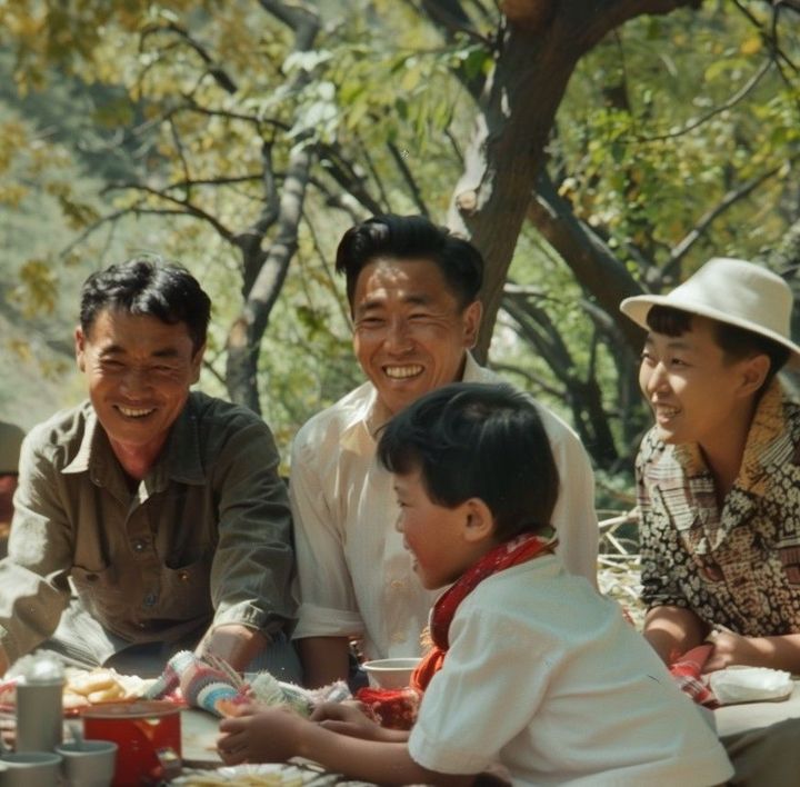 Picnic fun in North Korea