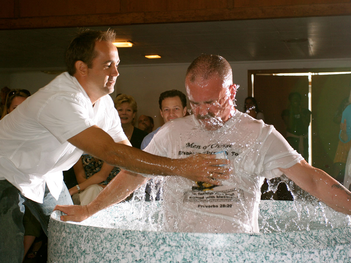 Baptizing