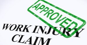 Worker's comp claim with a green stamp of approval