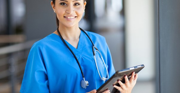 a doctor who has access to patients' electronic medical records